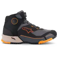 Alpinestars CR-X Drystar Motorradschuhe Black Light Brown Orange