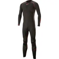 Alpinestars Ride Tech Lite Schwarz Red Einteiler Größe M-L