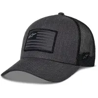 Alpinestars Flag Snapback-cap Schwarz Schwarz One Size