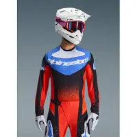 Alpinestars Techstar KNIF Motocross Jersey, orange/schwarz, L