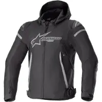 Alpinestars Zaca Waterproof Schwarz Dark Grau Jacke Größe S
