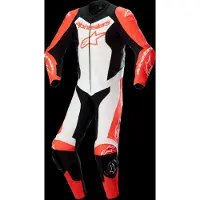 Alpinestars GP Force Lurv Lederkombi 1-Teiliger Red Fluo White Black, Größe: 52