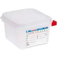 ARAVEN Beholder lufttaet L32.5xB26.5xH15cm 1/2GN 10ltr polypropylen låg klar,1 stk