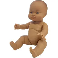 Paola Reina Babypuppe Gordi Mädchen getönt Vinyl 34cm Spielzeug