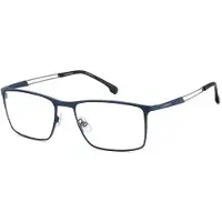Carrera 8898 55/18/140 Matte blaue Metallrahmen Brille für Herren 8898