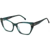 Carrera Damen CARRERA 3036 6AK Rahmen von BRILLEN Acetat Grün Cat Eye