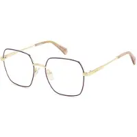 Polaroid PLD D530 Damen-Brille inkl. Gläser Vollrand Eckig Metall-Gestell 54/18/140, gold
