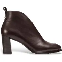 Wonders für Damen. L-1112 VFel 12 braune Lederstiefeletten (36), 5 bis 8 cm, Keine, Lässig