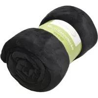 Beautissu Aurelia Decke 220x240cm Schwarz