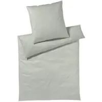 Elegante Interlock Jersey Bettwäsche Twine Kissenbezug einzeln 40x80 cm salbei