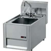 Kbs Spülbecken mit Armatur 330 x600 x290 mm Korpus aus Edelstahl AISI 430