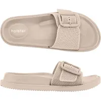 Original Brands HOLSTER Holster Laze Vegane Komfort-Pantoletten für Damen BEIGER 40