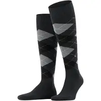 Burlington Kniestrümpfe "King" Einheitsgröße 40-46, Argyle-Muster, gekämmte Baumwolle
