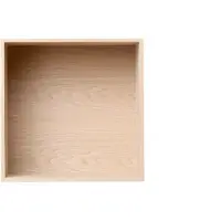 Muuto - Mini Stacked Storage System Medium Oak Dusty Green Muuto