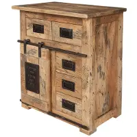 MASSIVMOEBEL24.DE MASSIVMOEBEL24 Kommode Mango 70x45x85 natur lackiert RAILWAY #111