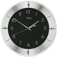 AMS Funk-Wanduhr, Funkwerk, D31x4cm, 5849