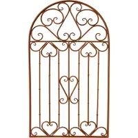 Harms Import Garden Pleasure Wand Dekor TARVOS Metall Rost-Optik 507262