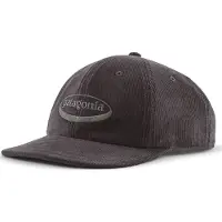 Patagonia Kappe Corduroy Cap Unisex '95 Oval Logo: Ink Black