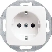 Busch-Jaeger 2011-0-2183, CEE 7/3, 2P+E, Weiß, 250 V, 16 A, 71 mm