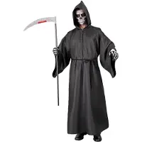 Widmann Sensemann Herrenkostüm Robe mit Kapuze, Gürtel