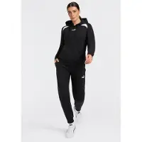Puma Trainingsanzug "HOODED SWEAT SUIT FL CL" 2 zweiteiliges Set, mit Kapuze, aus Baumwolle und Polyester, Regular Fit