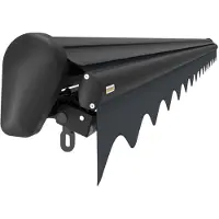 Spettmann SUN LED Halbkassettenmarkise 300x200 cm Funkmotor LED anthrazit grau