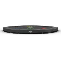 Berg Bodentrampolin Elite InGround 430 Stahlrahmen Grau Levels