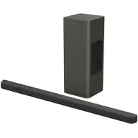 Philips TAB8200/10, 2.1 Kanäle, DTS Digital Surround, DTS Virtual:X, Dolby Atmos, Dolby Digital, Dolby Digital Plus, Dolby TrueHD, 8 Ohm, 5,2 cm, Aktiver Subwoofer, Kabellos