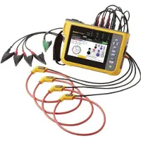 Fluke 1773, Power Quality Analyzer Netz-Analysegerät mit Loggerfunktion, inkl. Stromzangen 1 Set