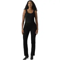 Levi's Damen Jeanshose 314 Shaping mit Stretch-Anteil, Straight Fit, Schwarz (Bl