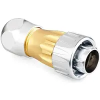 Varia Industrie-Steckverbinder S3 mit Verschraubung und RJ45-Aussparung