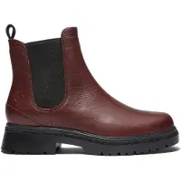 Timberland Cambria Valley Mid Chelsea Boot Burgundy Full Grain Größe: 36 | Stiefel Outlet | Damen | Braun
