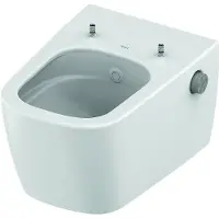 Tece WC douche neo, eau chaude et froide, à fond creux, 368x540x365mm, cyclon flush, sans rebord, blanc