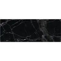 MySPOTTI Badrückwand aqua Marmor black 120x45 cm