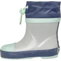 Playshoes Gummistiefel Halbschaft Basic gefüttert : grau 23 Farbe: grau Größe: 23