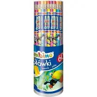 St. Majewski Bleistifte mit Radiergummi (60 Stück) BAMBINO