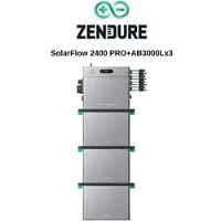 Zendure SolarFlow 2400 Pro und AB3000L Erweiterungsakku - 3x AB3000L