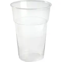 Duni GmbH Bierglas Transparent PP | Packung Bierglas FESTIVAL 630 ml