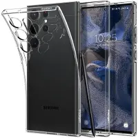Spigen Samsung Galaxy S23 Ultra Hülle - Silikon - - Backcover/Soft Case - Transparent