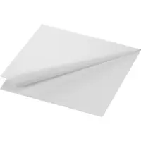 Duni Zellstoff Servietten 40x40 cm 3-lagig 1/4-Falz weiß | Packung (250 Servietten)