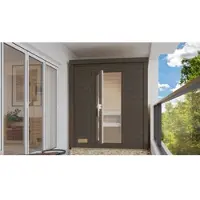Karibu 38mm Saunahaus Melo 0 terragrau inkl. Ofen 9 kW integr. Strg