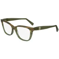 Longchamp LO2744 N 52/16/140 Texturiertes grünes Acetat Damenbrille LO2744 N