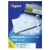 Agipa Universal-Etiketten, 99,1 x 67,7 mm, weiß