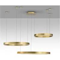 Lyora MOTIF LED Pendelleuchte Gold 140W Warmweiss 250x100cm dimmbar 9530190