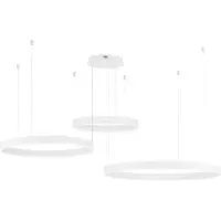 Lyora MOTIF LED Pendelleuchte Weiß 140W Steuerbare Lichtfarbe 250x100cm dimmbar 9530216