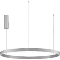 Lyora ELOWEN LED Pendelleuchte Silber 106W Warmweiss 200x98cm dimmbar 9345670