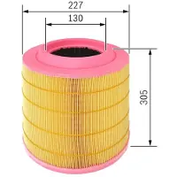 Bosch Luftfilter F 026 400 209