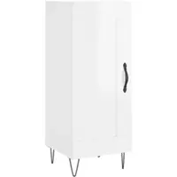 Helloshop26 - Buffet Sideboard Kommode Schrank Aufbewahrungseinheit Organizer für Küche Wohnzimmer Hochglanzlackierung 34,5 x 34 x 02_0030630