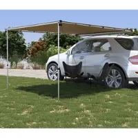 vidaXL Wohnwagen-Markise 2,4x3x2,15 m Beige