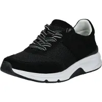 Gabor rollingsoft Damen-Sneaker Schwarz-Weiß, Farbe:schwarz, UK Größe:10